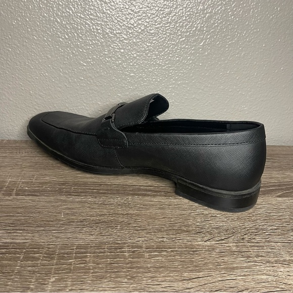 Guess Men's Hinn Slip-On Dress Shoes Mens Size 10 Black Sleek - Picture 8 of 13